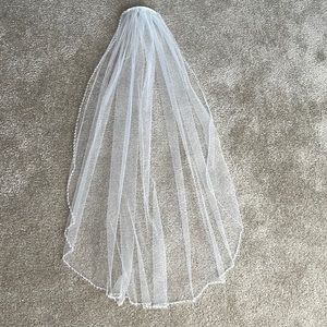 White wedding veil!!!